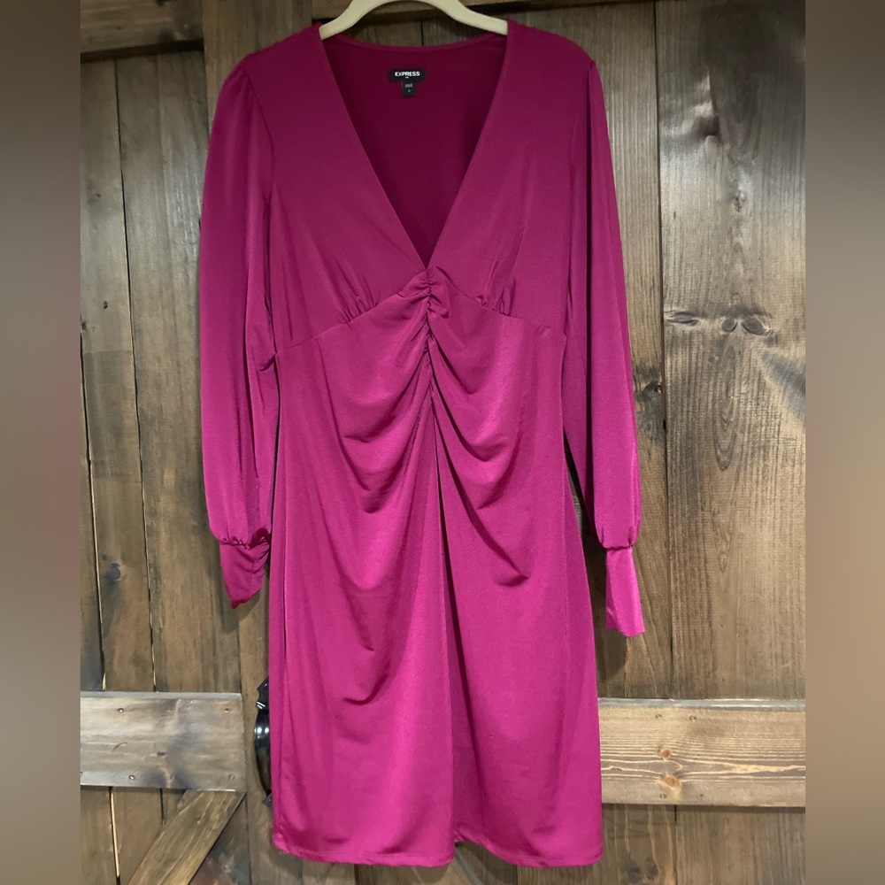 Express Deep Magenta Cocktail Dress, Size Small
